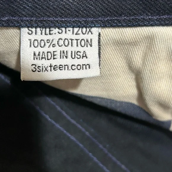 3Sixteen ST-120X Raw Selvedge Denim Jeans Men’s Size 30 - Picture 12 of 14